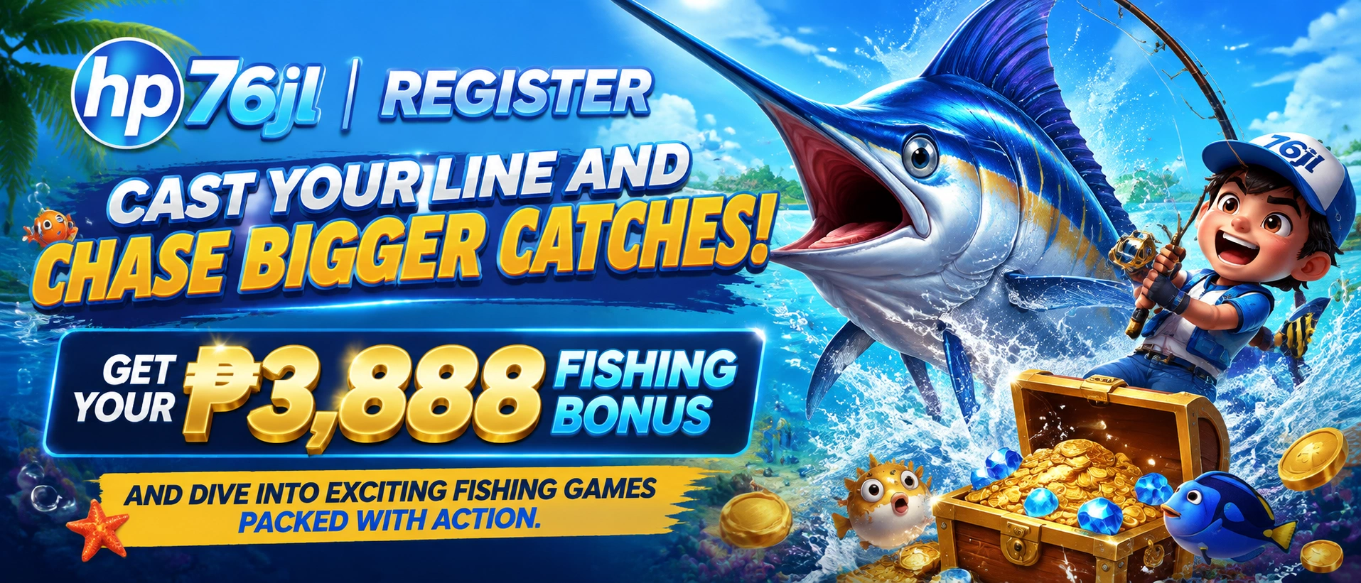 76JL fishing game showcase image