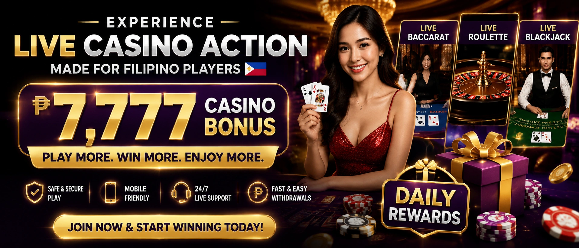 76JL Live Casino lobby preview with table-focused layout