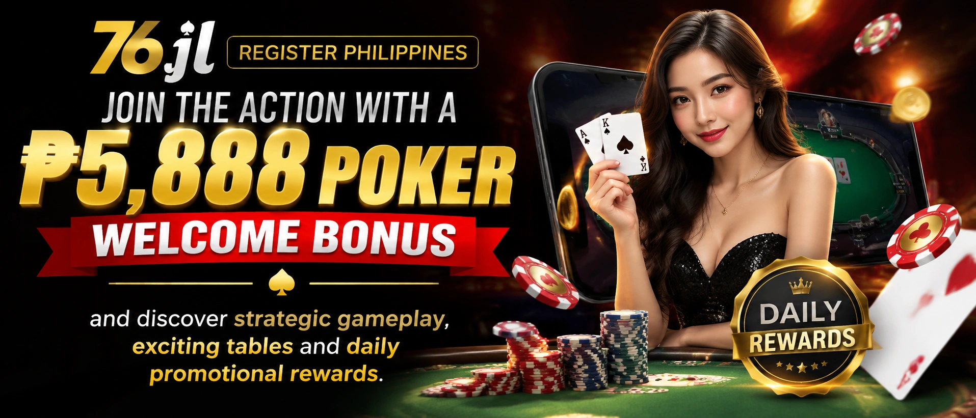 76JL poker category preview